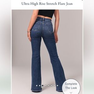 Ultra High Rise Stretch Flare Jeans